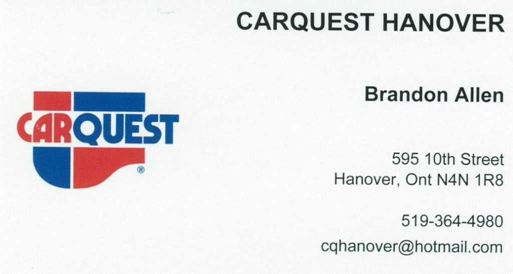 Sponsors Hanover Lawn Bowling Club