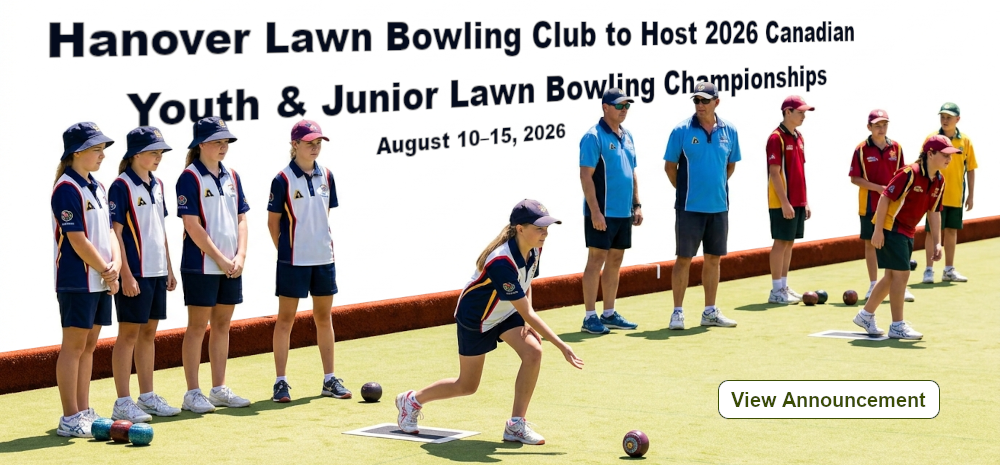 2026 Canadian Youth & Junior Lawn Bowling Championships